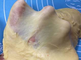 沙拉彩色火腿肉松面包的做法步骤：7
