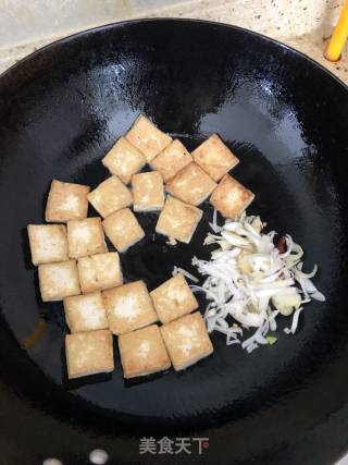 韭香豆腐的做法步骤：3