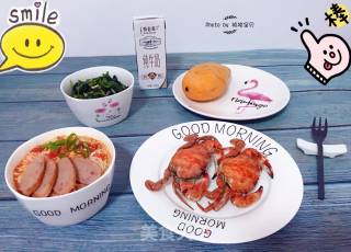 肉参番茄鸡蛋面的做法步骤：12