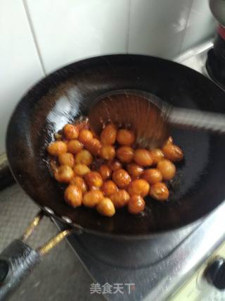 虎皮鹌鹑蛋的做法步骤：4