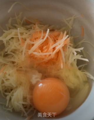 奶酪芝麻土豆饼的做法步骤：2