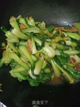 油焖上海青的做法步骤：4