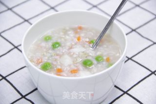 杂蔬藜麦鳕鱼粥的做法步骤：8