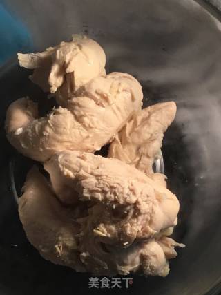 凉拌麻辣鸡丝的做法步骤：2