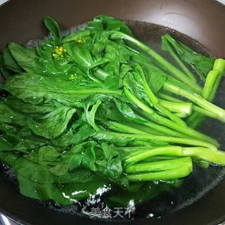 浇汁菜心的做法步骤：4
