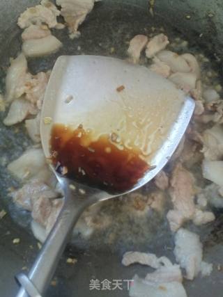 蘑菇莴苣炒肉片的做法步骤：5