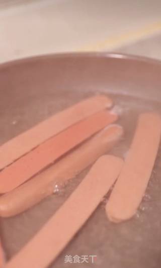 火腿鸡蛋饼的做法步骤：2