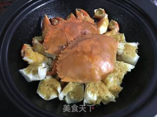 豆酱焗蟹的做法步骤：7
