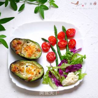 牛油果焗蛋的做法步骤：10