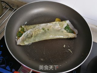 韭菜鸡蛋麦油脂的做法步骤：7