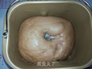香蕉巧克力核桃面包的做法步骤：10