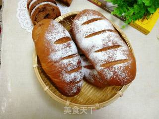 香蕉巧克力核桃面包的做法步骤：26
