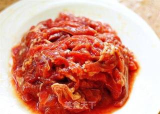 青椒牛肉的做法步骤：3