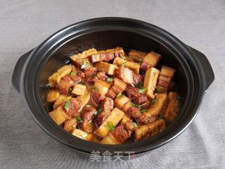五花肉煲豆腐的做法步骤：9