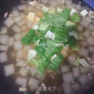 豆腐冬瓜汤的做法步骤：5