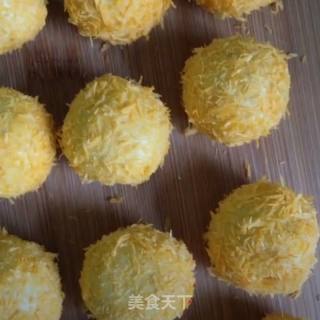 南瓜豆沙球的做法步骤：8