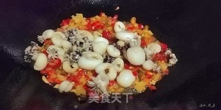 泡椒墨鱼仔的做法步骤：6