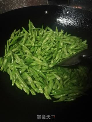 清炒芸豆的做法步骤：4