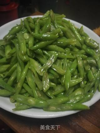 清炒芸豆的做法步骤：6