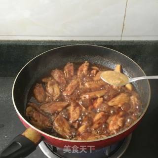 蜜汁鸡翅的做法步骤：7