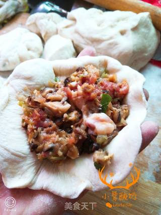 香菇大葱肉饼的做法步骤：7