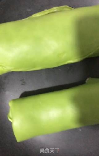 抹茶毛巾卷的做法步骤：15