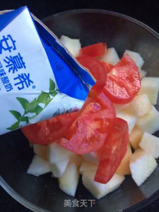 甜瓜酸奶沙拉的做法步骤：5