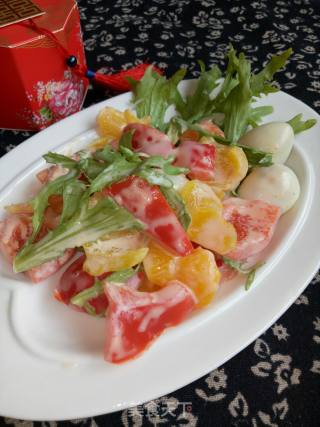 沙拉＃彩椒沙拉的做法步骤：4