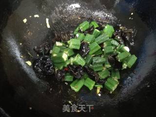 秋葵肉片的做法步骤：7