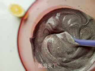 黑米戚风 一款用大米粉做的蛋糕的做法步骤：10