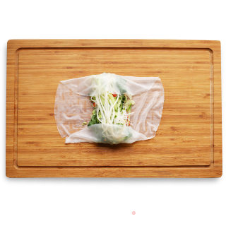 蔬菜海鲜春卷的做法步骤：17