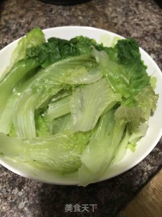 油淋生菜的做法步骤：7