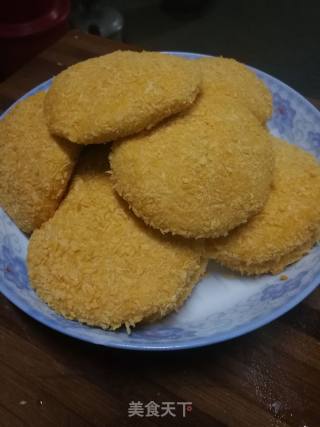 芝士肉松薯饼的做法步骤：9