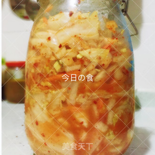 简易版辣白菜的做法步骤：7