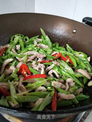 四季豆炒肉丝的做法步骤：9