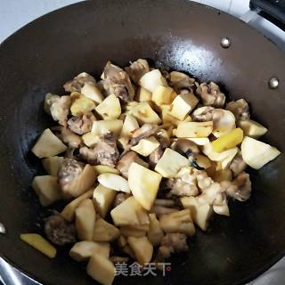 春笋焖鸡块的做法步骤：8
