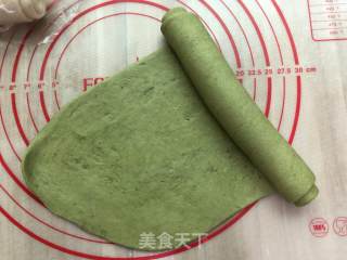 双色麻花火腿馒头卷的做法步骤：5