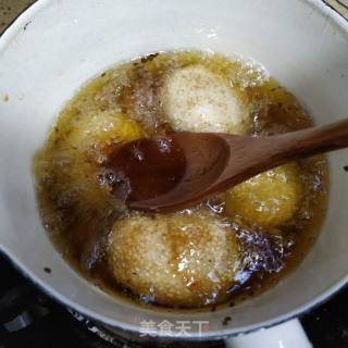 麻团的做法步骤：9