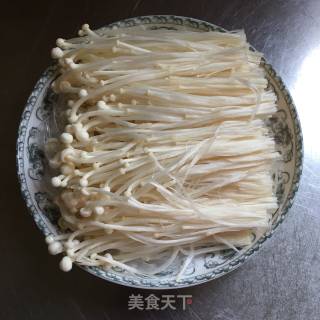 肉末金针菇蒸粉丝的做法步骤：6