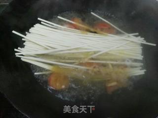 番茄鸡蛋肉丝面的做法步骤：4