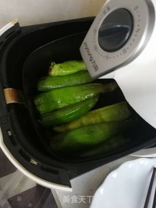 少油版油焖尖椒的做法步骤：6
