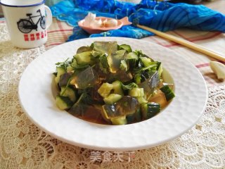 黄瓜拌凉粉的做法步骤：6