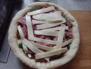 什锦披萨的做法步骤：8