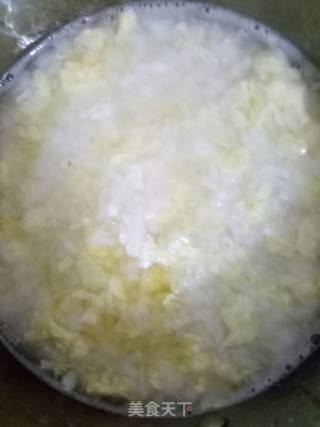 鸡蛋糖粥的做法步骤：4