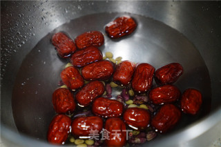 红枣花芸豆浆的做法步骤：2