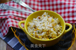 菜脯虾皮蛋炒饭的做法步骤：7