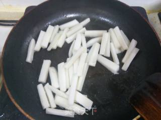 清炒芦笋山药的做法步骤：5