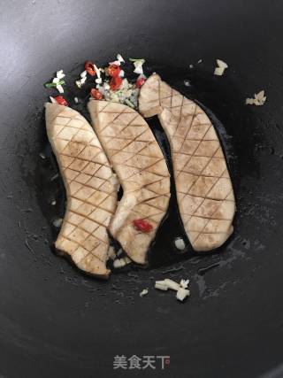 黑胡椒香煎杏鲍菇的做法步骤：6