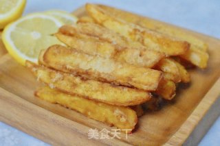 蒜香薯条的做法步骤：9