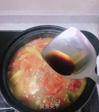 西红柿炖黄古的做法步骤：8